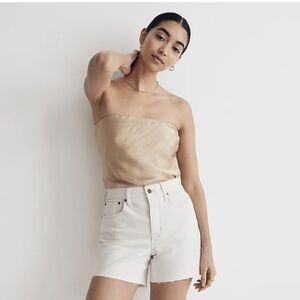 Madewell The Perfect Vintage Mid-Length Jean Short in Vintage Canvas